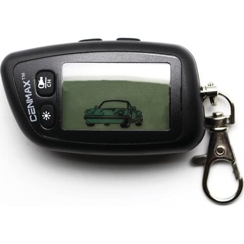 Cenmax st-5a LCD Remote Control Key Fob Chain ST5 /Keychain for Russian Version Two Way Car Alarm System Cenmax ST5a