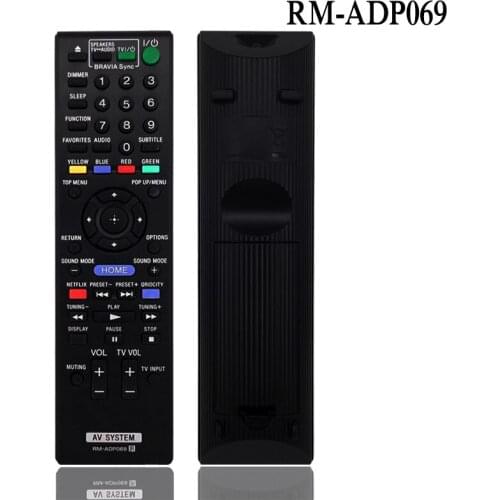 Brand New AV Power Amplifier RM-ADP069 Universal Remote Control For SONY HBD-T79 HBD-E280 HBD-E580 BDV-T58 HBD-N790W HBD-E390