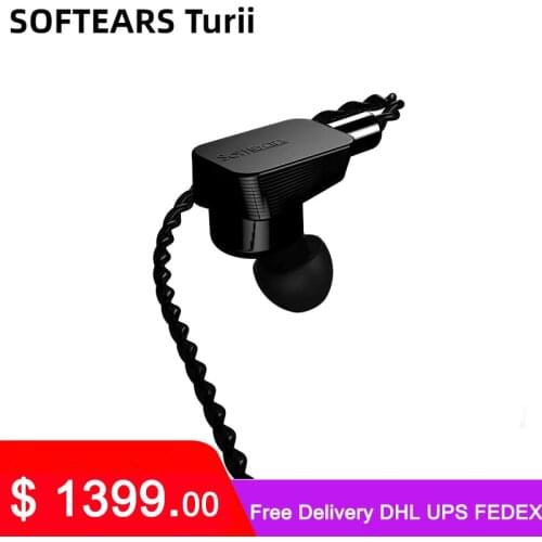 SoftEars Turii Flagship Dynamic In-Ear Earphone HIFI Headphone Earbuds CNC Earphone