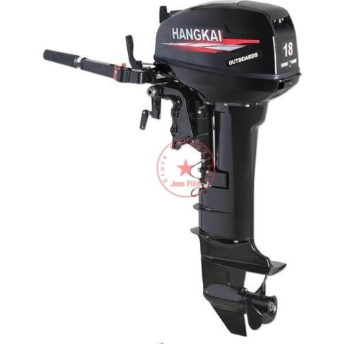 18HP two-stroke 2-cylinder water-cooled petrol engine, outboard, suitable for inflatable boats,rubber boats,fishing boats