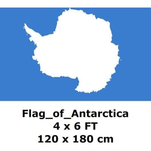 Antarctica Flag 120 x 180 cm 100D Polyester Antarctica the South Pole Flags And Banners National Flag Country Banner