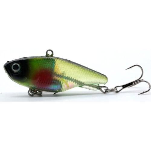 1PCS fishing soft lures VIB 4.cm/13g with two treble hooks Wobblers Artificial Lead fish Bait Silicone Vibrating Carp tackle