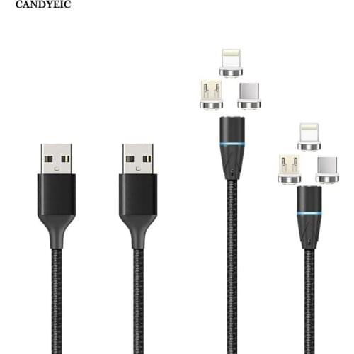 CANDYEIC For Samsung Galaxy A70s Data Cable Magnetic USB Cord Charger Type C