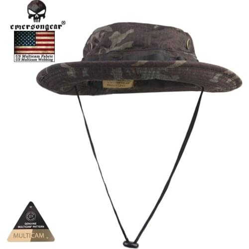 EmersonGear Outdoor Climbing Hunting Caps MILITARY Tactical Boonie Hat Multicam Black Bucket Hats EM8729