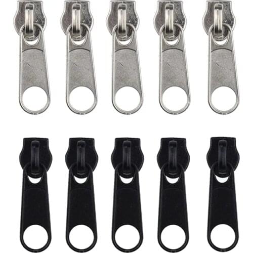 #3 #5 #8 #10 Metal Zipper Slider Zipper Head Pull Replacement Repair Kit Garment Bag Suitcase Zip Fastenings Clothes Accessories