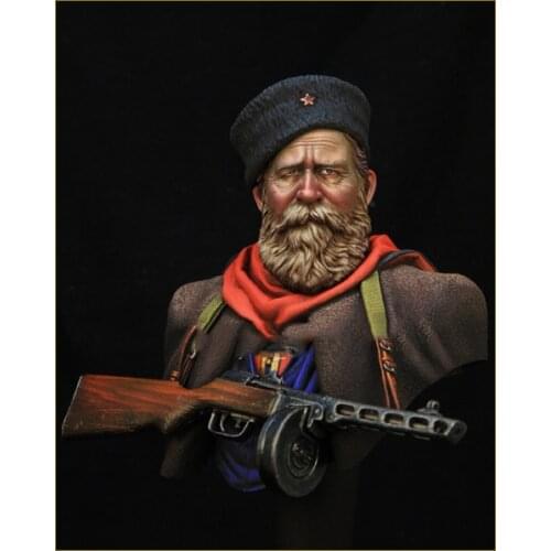 New Unassembled 1:10 RUSSIAN COSSACK Hussar Figures Resin Kit DIY Toys Unpainted kits