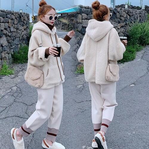 Maternity Clothes Autumn Set Autumn And Winter Fashion Hoodie Mid-length 2019 New Style Top Womens Two-Piece Set Net