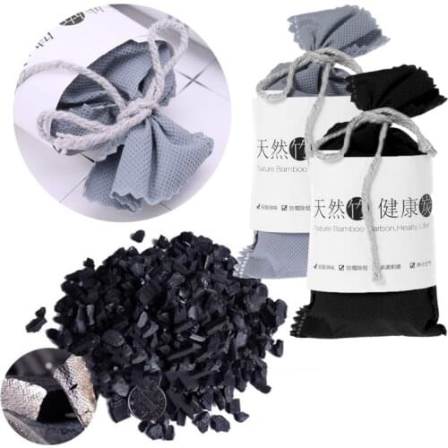Car Home Odor Absorber Bamboo Charcoal Activated Carbon Air Freshener Deodorant Random Colors Activated bamboo charcoal