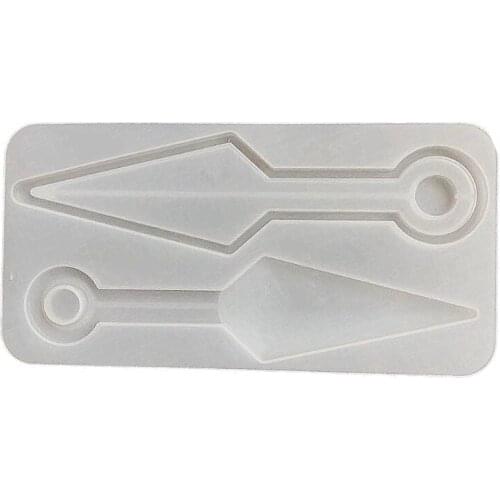 Cutter Dagger Epoxy Resin Mold Jewelry Pendant Silicone Mould DIY Crafts Decorations Keychain Casting Tools