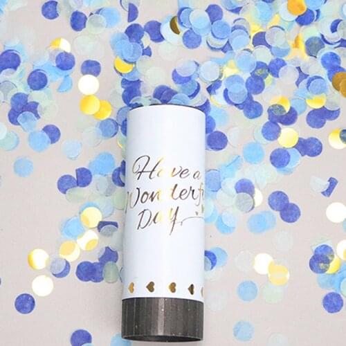 Party Popper Cannons Confetti Handheld Fireworks Festive Party Supplies Wedding Christmas New Year Birthday Celebration Spray