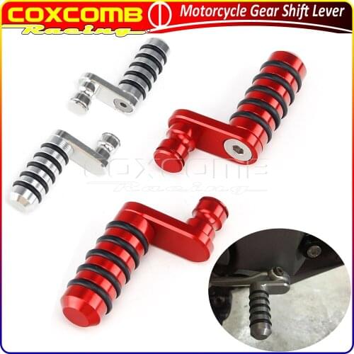 Sliver/Red CNC Aluminum Foot Gear Shift Lever Toe Peg Motorcycle Accessories For MV Agusta F4 R/RR 750/1000/321 1998-2008