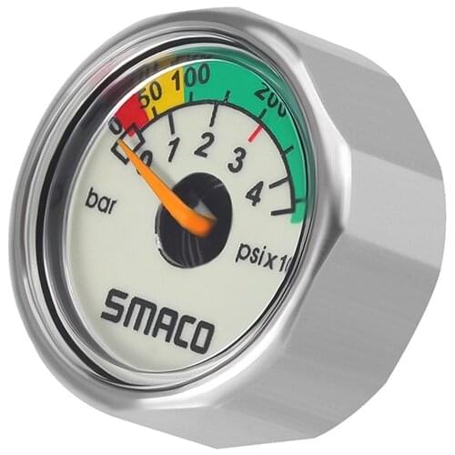 SMACO M10 Diving Equipment Scuba Diving Pony Bottle Mini Oxygen Cylinder Diving Equipment Pressure Gauge
