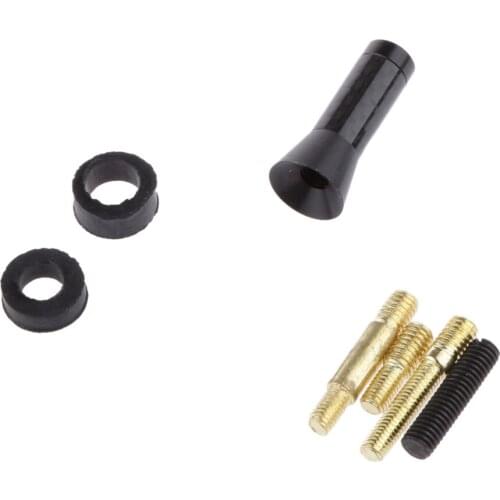 3.5cm Universal Auto FM Short Roof Black Antenna Small Car Radio Aerial Antenna Carbon Fiber Radio Car Accessories Auto Styling