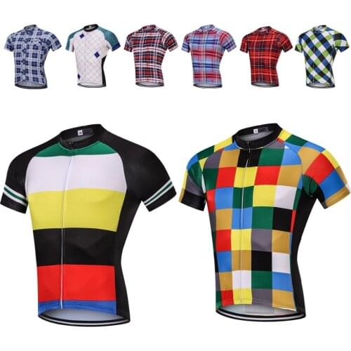 Sedrick 2019 New Grid Stripe Camouflage Cycling Jersey Bicycle Road Bike Cycle MTB Shirts Sports Clothing Maillot Ropa Ciclismo