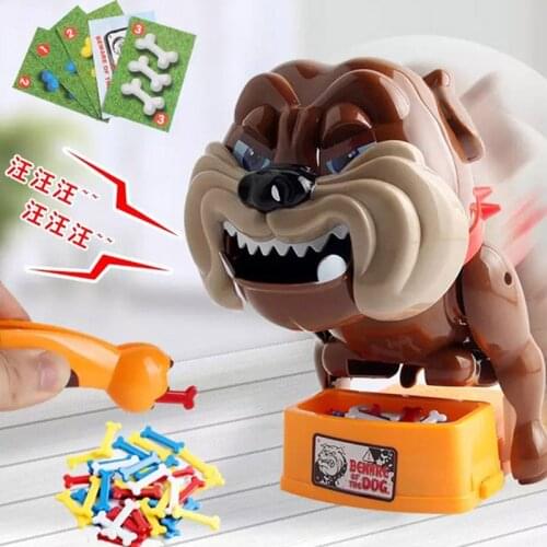 Careful Evil Dog Board Game 24 Multi-color Bones Parent-child Toy Stealing Bones Tidy Scary Toy Creative Dog Funny Desktop Games