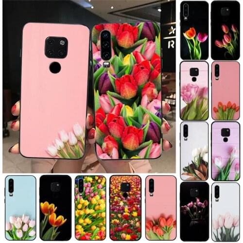 Tulip flower Phone Case For Huawei Honor 7A 7C ru 5.7 8 8x 9 10 20lite 10i 20i Honor Play 6.3