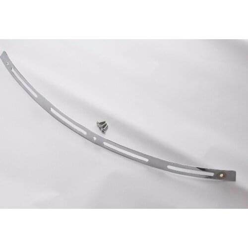 For Harley Electra Glide Tri Glide Touring Bagger Batwing Chrome Motorcycle Slotted Aluminum Windshield Trim