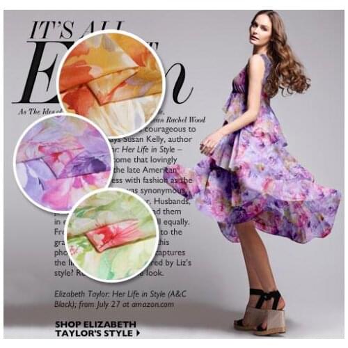 LEO&LIN 27 Autumn The Whole Network Computer Embroidered Multicolour Print Cotton Fabric 1 50cm