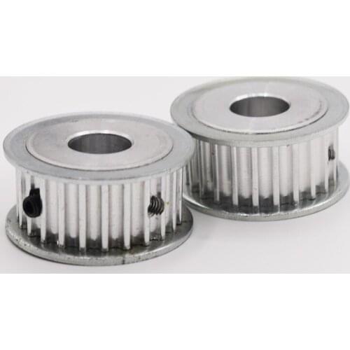 HTD 5M Type 24T 24 Teeth 6/6.35/8/10/12/14/15/16/17/20mm Inner Bore 5mm Pitch 16/21mm Belt Width Synchronous Timing Belt Pulley