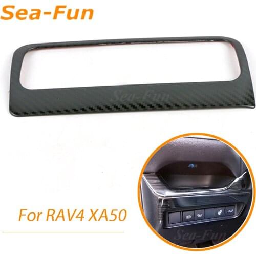 Headlight Adjust Button Switch Cover Trim For Toyota RAV4 RAV 4 XA50 2019 2020 Metal Garnish Frame Car Interior Accessories