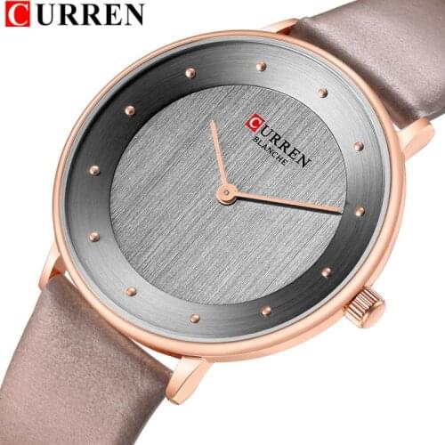 Beautiful Womens Quartz Watches Slim Fashion Leather Ladies Wrist Watch Reloj Mujer Curren Hot Female Clock Gifts for Women