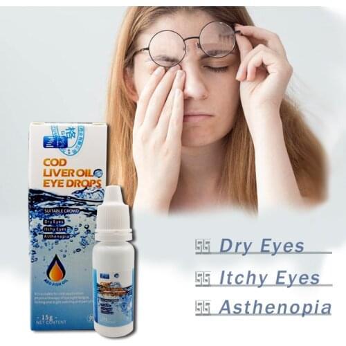 Eye Drop Eye Protection Ointment For Eye Fatigue Dry Improve Eyesight Eye Beauty Care Chinese Herbal Cod liver oil