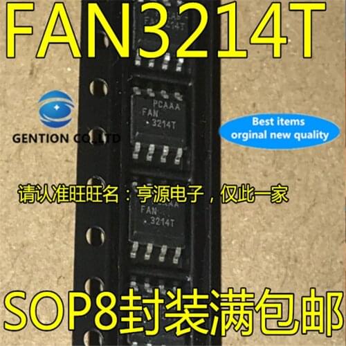 20Pcs FAN3214 FAN3214T SOP8 Low side gate driver chip in stock 100% new and original