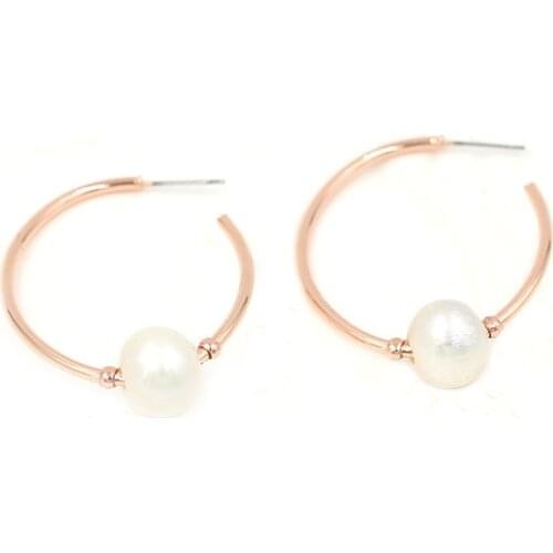 Fashion Freshwater Beads Natural Pearl Water Drop Earrings for Women