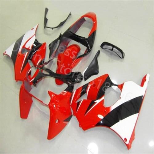 Red black white motocle Fairing fit For KAWASAKI Ninja ZX6R 00-02 ZX-6R 2000-2002 6R 00 02 ZX 6R 2000 2002 00 01 02 Fairing