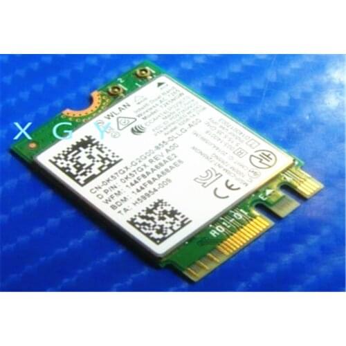 Original FOR Dell Latitude E5450 Laptop Wifi/bluetooth Card P/n 0K57GX K57gx 0K57GX Dual Band AC 7265 7265NGW 100% test OK