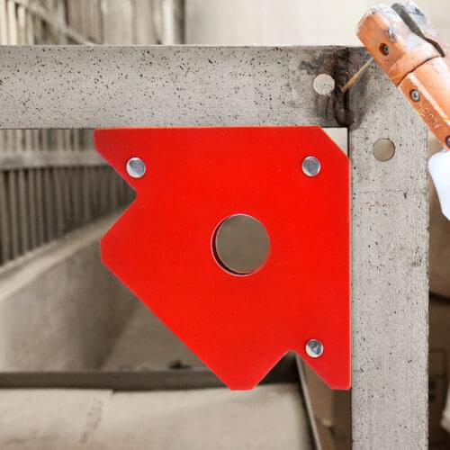 2pcs/50IBS Soldering Locator Strong Magnetic Welding Magnets Holder for Welding Angles Welding Corner Holder Positioner