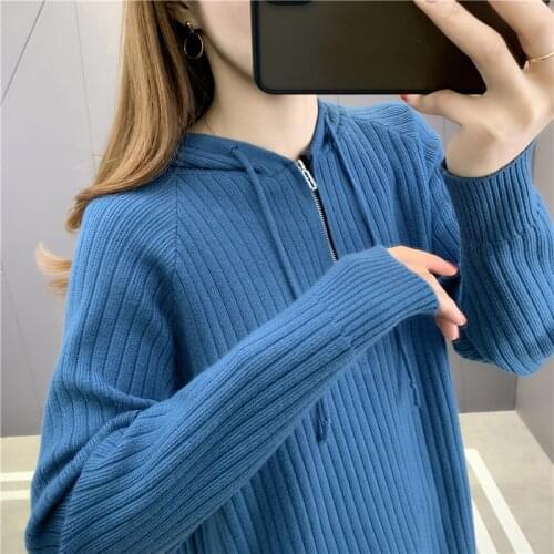 Room 191951 on the 3 row 5 】 make pure color hooded zipper pullovers [1128] 60