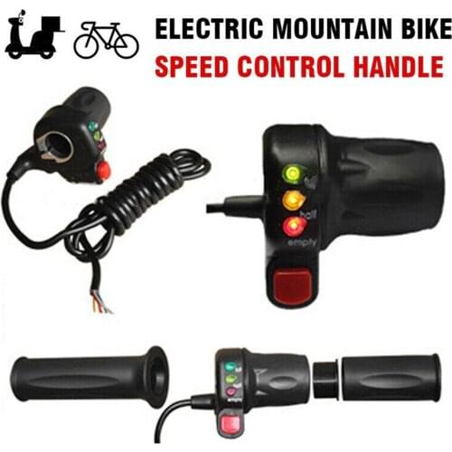 36/48V E-bike Thumb Throttle Electric Bicycle Scooter Speed Control NEW Cycling Electric Bicycle Component Parts Accessories