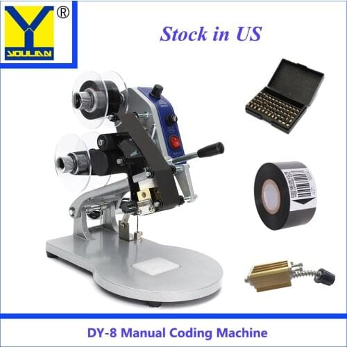 Manual Date Coding Machine Date Printer Batch Coder Black Coding Machine Hot Foll Stamp Coder, expiry date machine