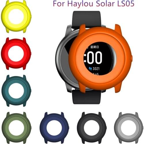 Silicone Protective Case For Haylou Solar LS05 Watch Soft TPU Cover For Xiaomi Haylou Solar LS05 Protector Frame Bumper Shell