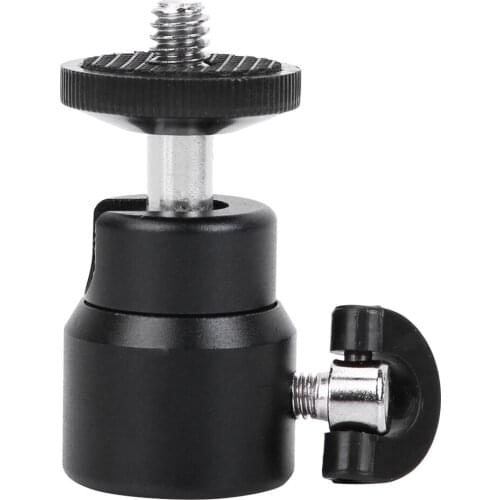 SOONHUA Mini Ball Head 1/4 Inch Screw Mount Stand Ballhead Camera Accessories Mini Ball Heads For DSLR Camera Tripod