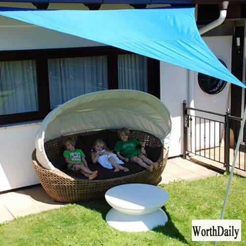 Outdoor Awnings Triangle Lampshade Awnings Canopy Tents Gardens Terraces Fabrics Garden Shading Tools Rainproof Sunscreen Tools