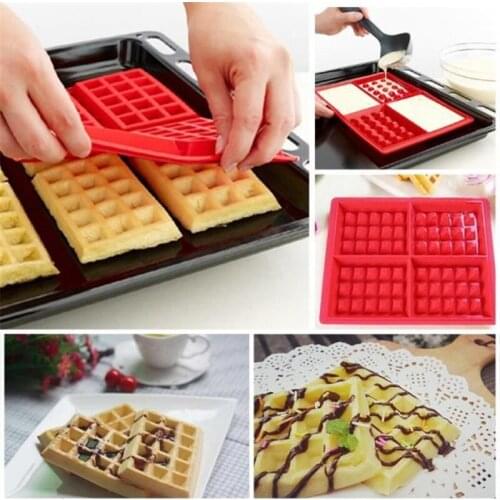 Waffle Makers for Kids Silicone Cake Mould Waffle Mould Silicone Bakeware Set Nonstick Silicone Baking Mold Set