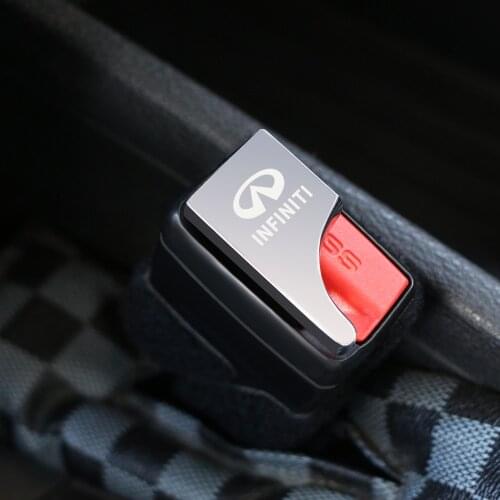 1PCS Hidden Car safety seat belt buckle clip For Infiniti FX35 Q50 Q30 ESQ QX50 QX60 QX70 EX JX35 G35 Accessories