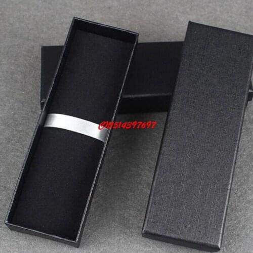 100Pcs/lot Black Blue Delicate Pen Package Gift Box Birthday Christmas Party Favor Business Gift Pen Storage Box FF18070503