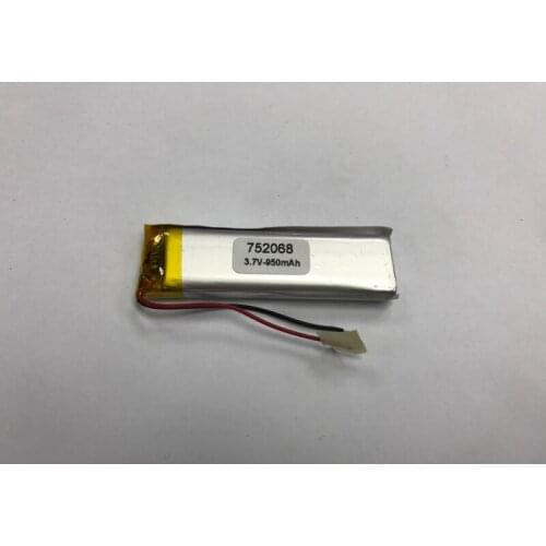 3.7V 950mAh polymer lithium battery 752068 GPS navigation LED speaker toy