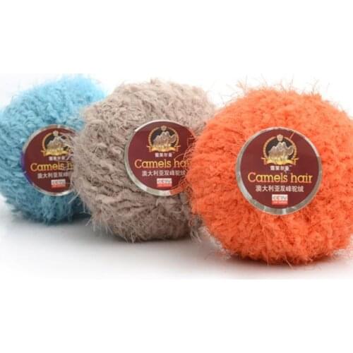 400g/set 8 balls Camel Hair Baby Yan Hand-knitted Cashmere Yarn Wool Cashmere Knitting Yarn Ball Scarf Wool Yarny Sewing Tools