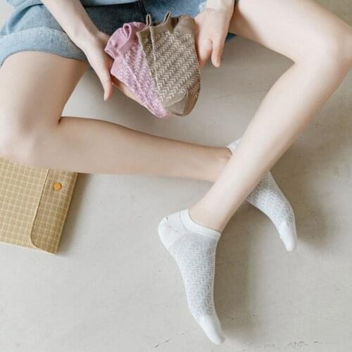 8 Pcs=4Pairs / Solid Womens Short Socks Candy Color Invisible Socks Ankle Socks Spring Summer Breathable Thin Cotton Boat Socks
