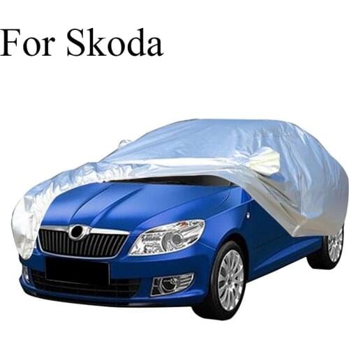 Car Cover Water-Proof Dust-Proof Sun Resistant Protection For Skoda Fabia Octavia Rapid Superb Yeti