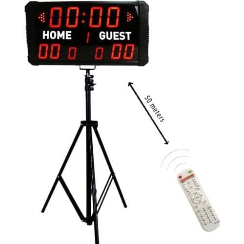 Digital portable scoreboard large football scoreboard sports multifuncion display with remote