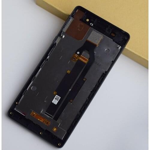 For Sony Xperia E5 F3311 F3313 Full Touch Screen Digitizer Sensor Glass + LCD Display Monitor Module Panel Assembly +Frame