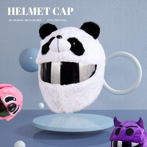 Festival Cartoon Hat Cap Motorcycle Helmet Cover Innovative Bicycle Helmet Cover Outdoor Fun Personalized Christmas Demon Devil