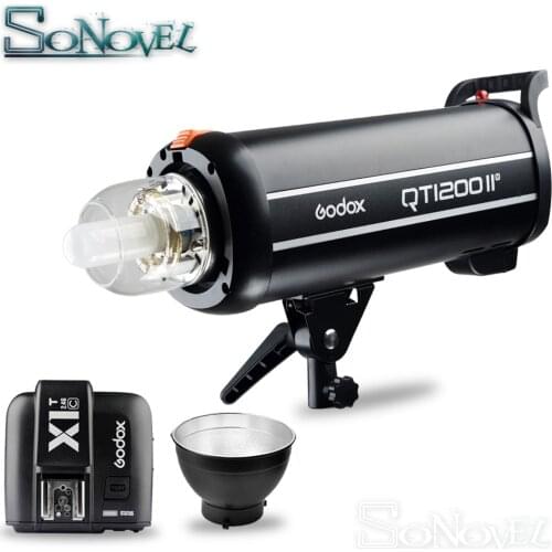 Godox QT1200II QT1200IIM 1200WS GN102 1/8000s High Speed Sync Built in 2.4G Wirless X System with Bulb Flash Strobe Light Lamp