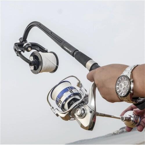 ECOODA Fishing Line Spooler Winder Portable Reel Spool Spooling Station System for Spinning or Baitcasting Fishing Reel Line