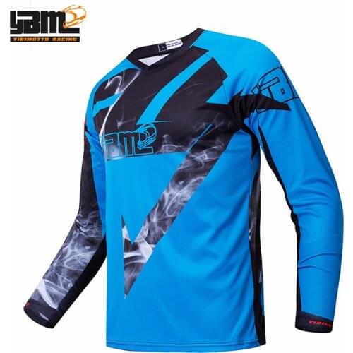 Team Moto Mtb Motocross Jersey Maillot Hombre DH BMX Cycling Downhill Jersey Cycling Mountain 2021 Bike Jersey Maillot Ciclismo